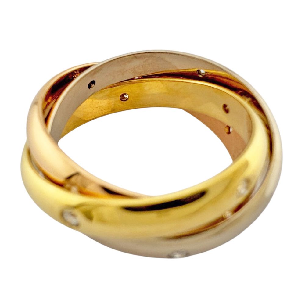 カルティエ トリニティ リング 指輪 13号 18金 K18イエローゴールド  