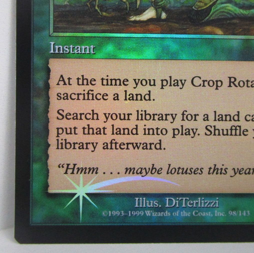 輪作/Crop Rotation ULG英語foil MTG 輪作 Crop Rotation Foil 英語版 プレイ用 - メルカリ