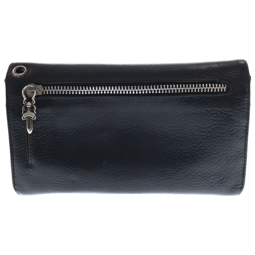 正規品 新品 クロムハーツ WAVE 長財布 ウォレット レザー 財布 CHROME HEARTS クロムハーツ 財布 Chrome Hearts ウェーブ