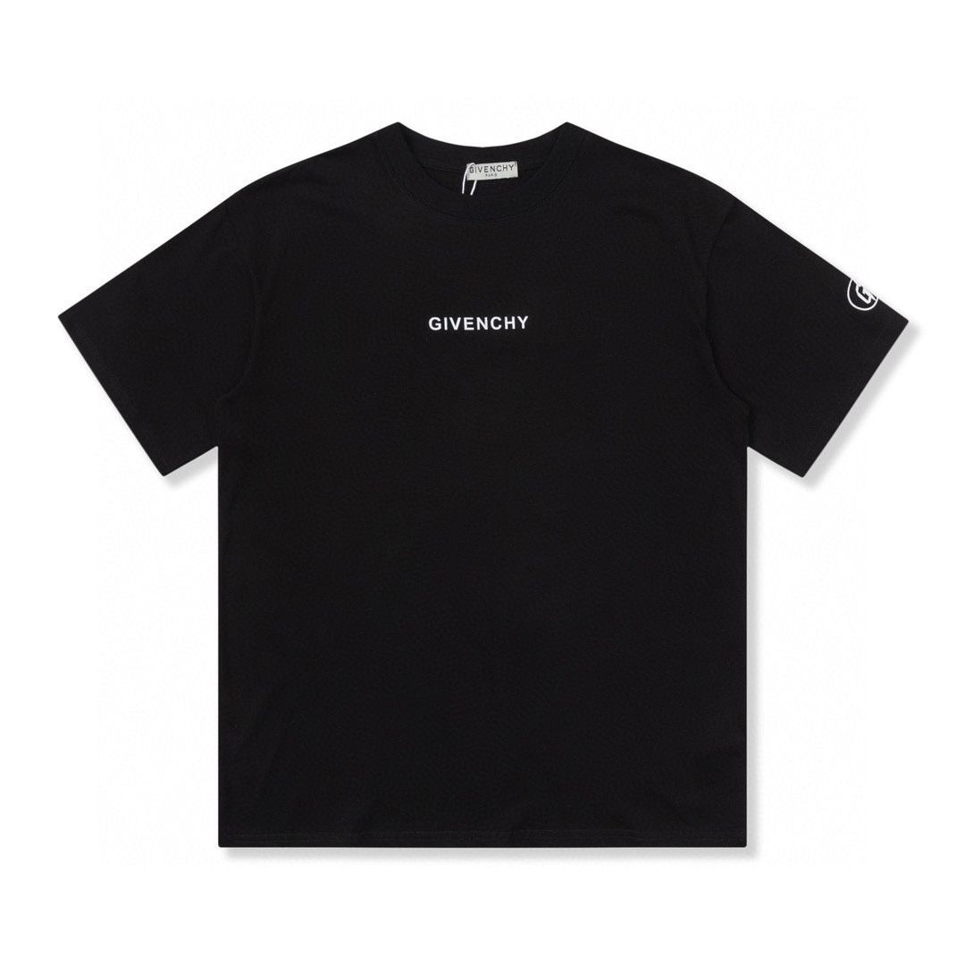 ジバンシー Givenchy 23ss 半袖Tシャツ エンボス文字