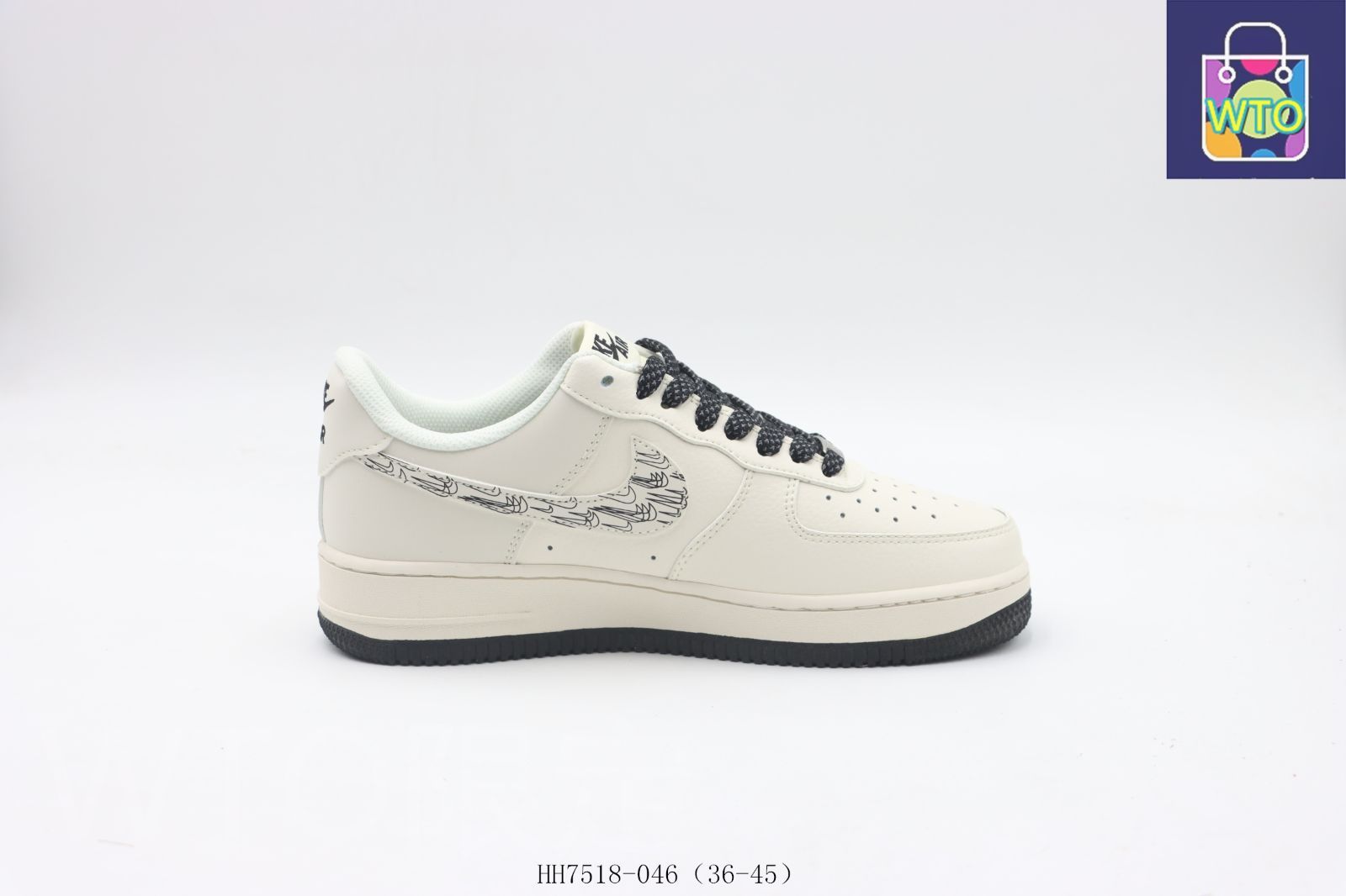 今日 ナイキのスケートシューズ 白黒 HH7518 - 046-WTO輸入2