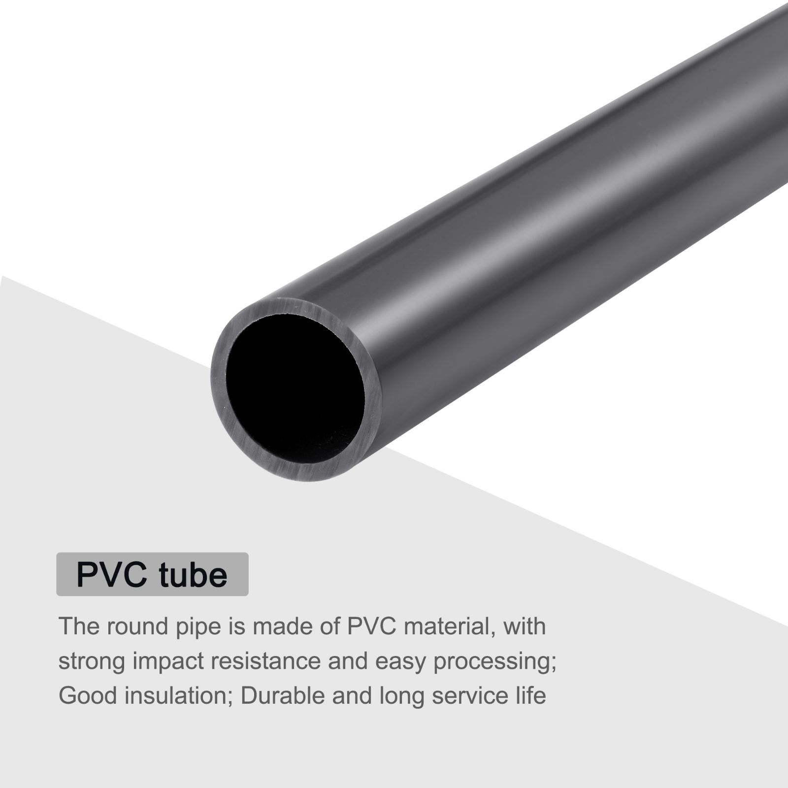 uxcell 塩ビパイプ PVC製 塩ビ管 16mm内径 20 mm外径 350 mm ハイインパクト 水道管 工芸品 ケーブルスリーブ用 ...