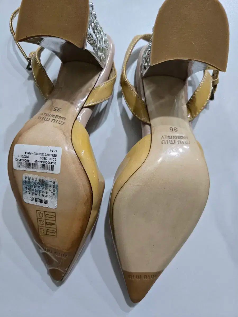  ミュウミュウ ベージュ ヒール サンダル サンダル サンダル ミュール
