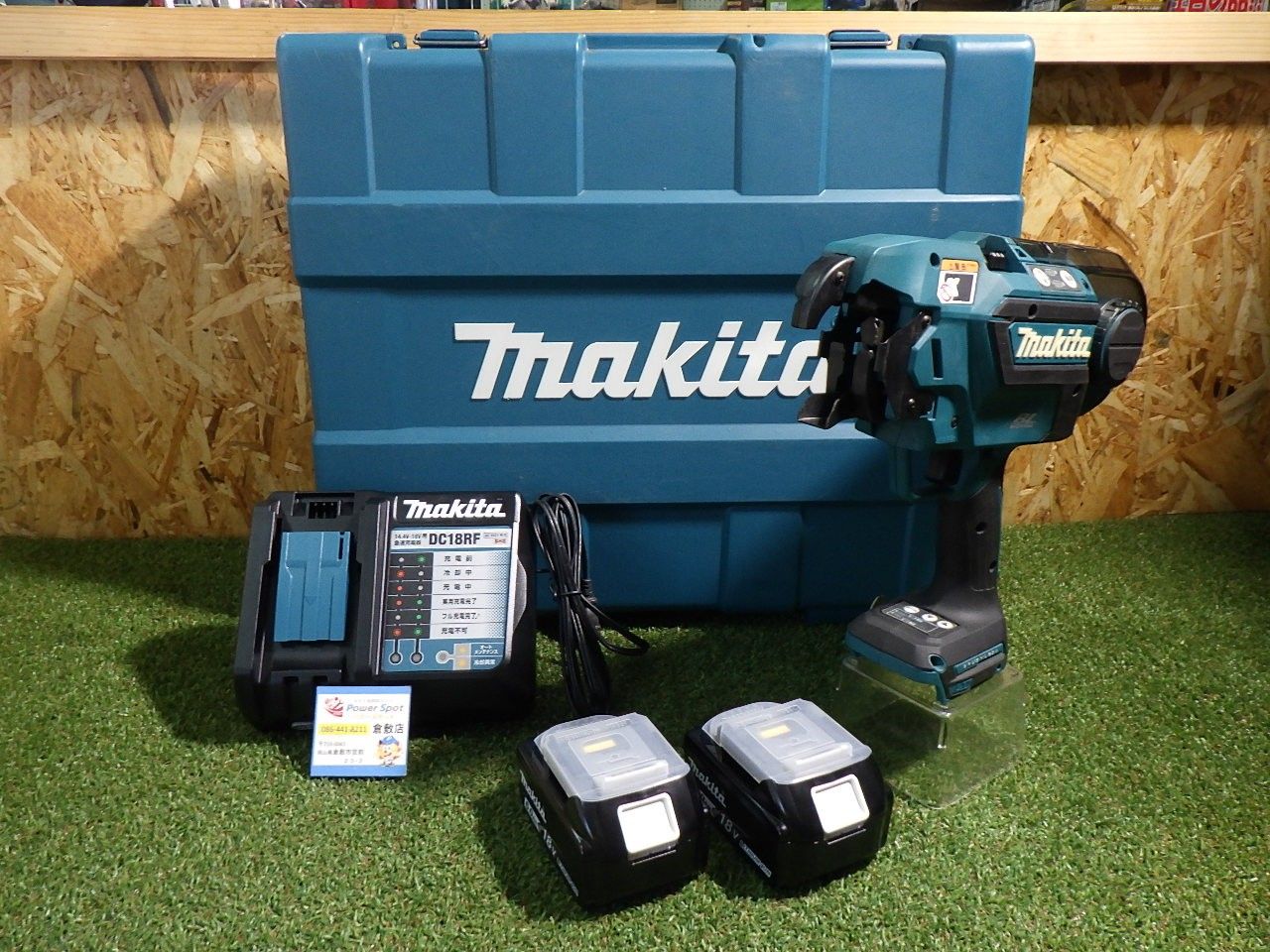 鉄筋と鉄筋を結束に 箱 商品汚れ 品扱い マキタ Makita 充電式鉄筋結束機 TR180DRGX 品