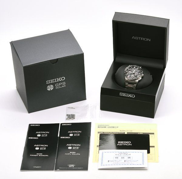 ☆新品同様！箱保付！SEIKO セイコー ASTRON アストロン SBXC111 5X53  