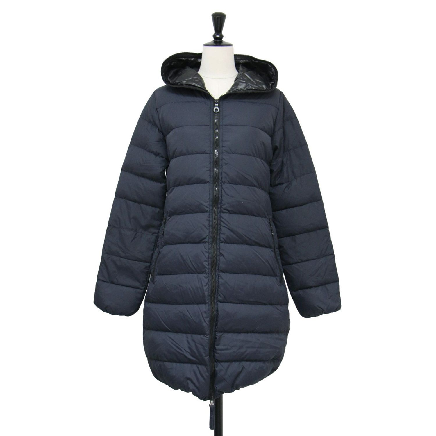 DUVETICA デュベティカ コート ネイビー ブラック 紺黒 サイズ:40(M