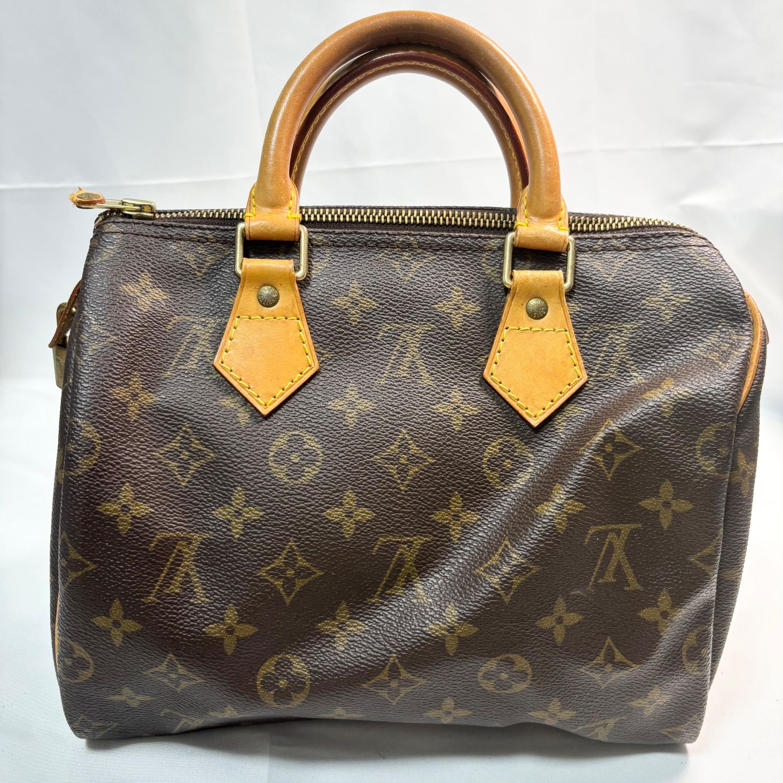 ルイヴィトン スピーディ25 ハンドバッグ モノグラム ブラウン ミニボストン LOUIS VUITTON ルイヴィトン エピ ハンドバッグ ブラウン レザー
