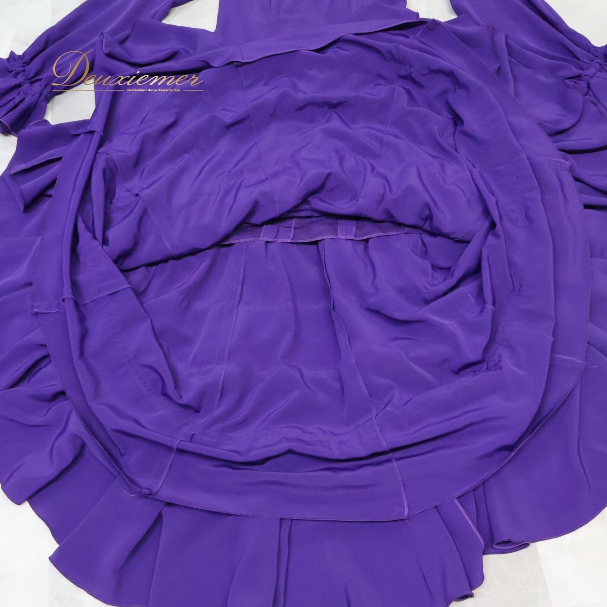 フラメンコ 衣装 ワンピース ドレス ボランテ 水玉 trajes