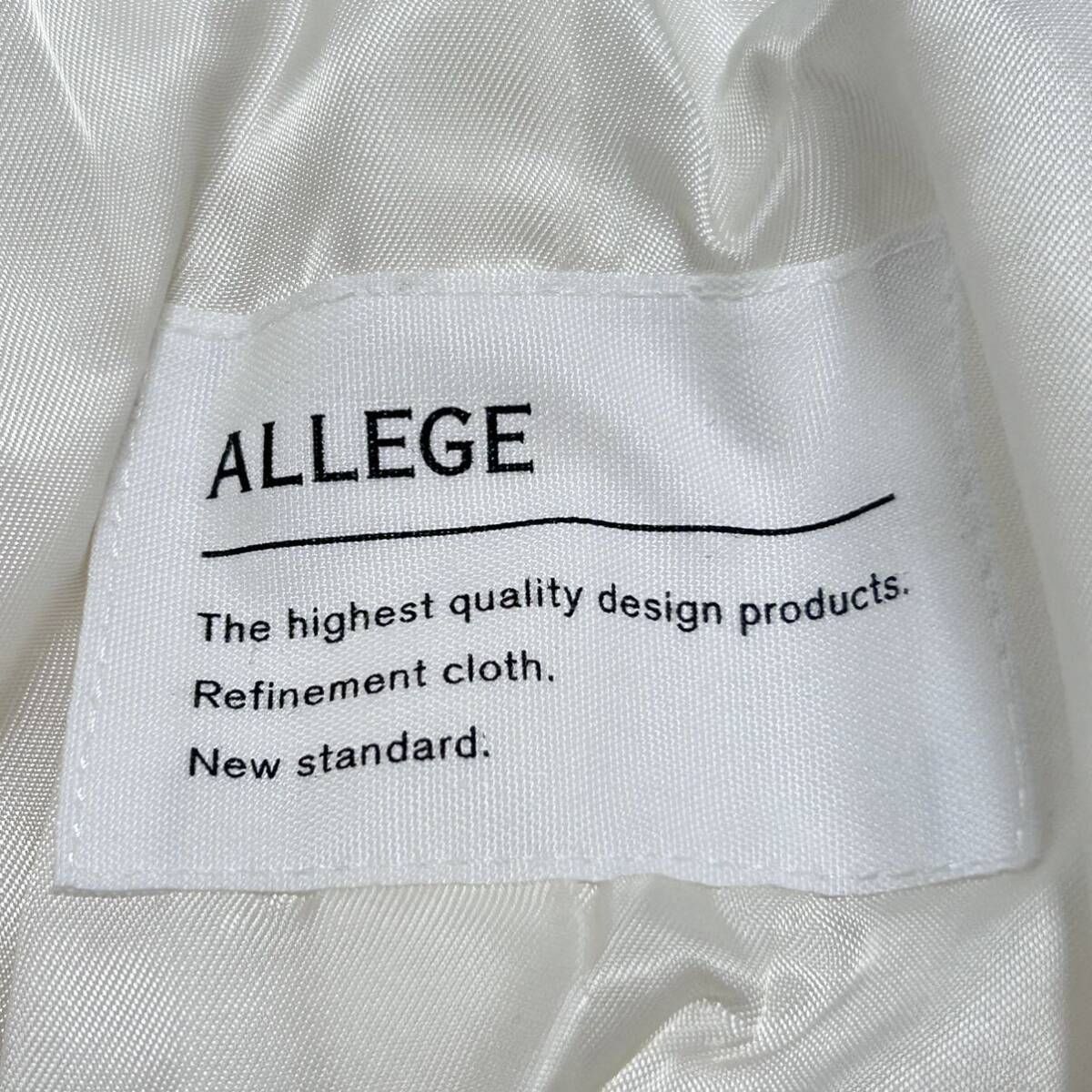 新品 定価29160円 ALLEGE ホワイト スリム スラックス アレッジ 日本製 