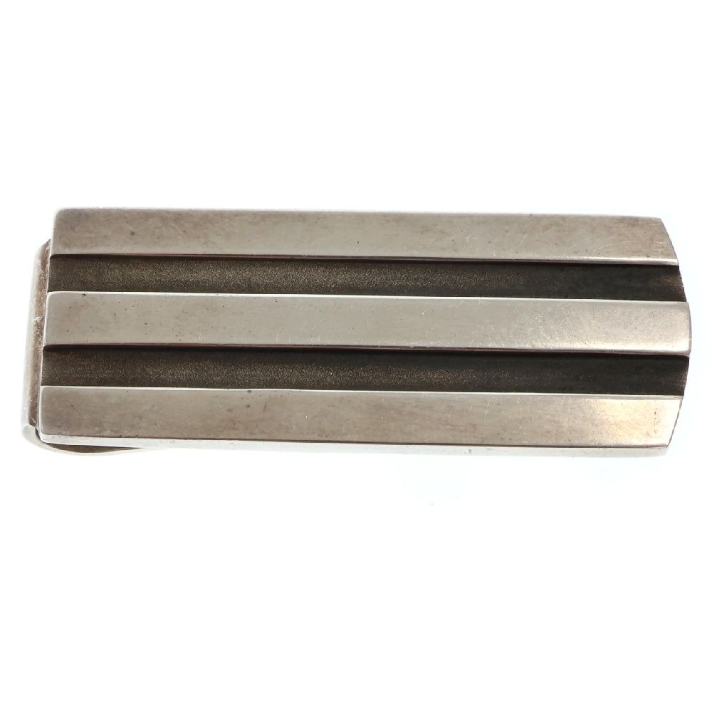 TIFFANY&CO　ティファニー ストライプ マネークリップ　シルバー925 楽天市場】【中古】TIFFANY＆Co. ティファニー ストライプ柄