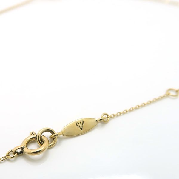 AHKAH プティビズーパヴェ ネックレス K18 ダイヤモンド 0.16ct