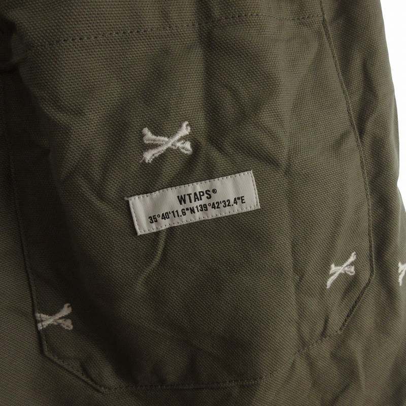 WTAPS ネイビー ボーン刺繍 03 サイズL ダブルタップス