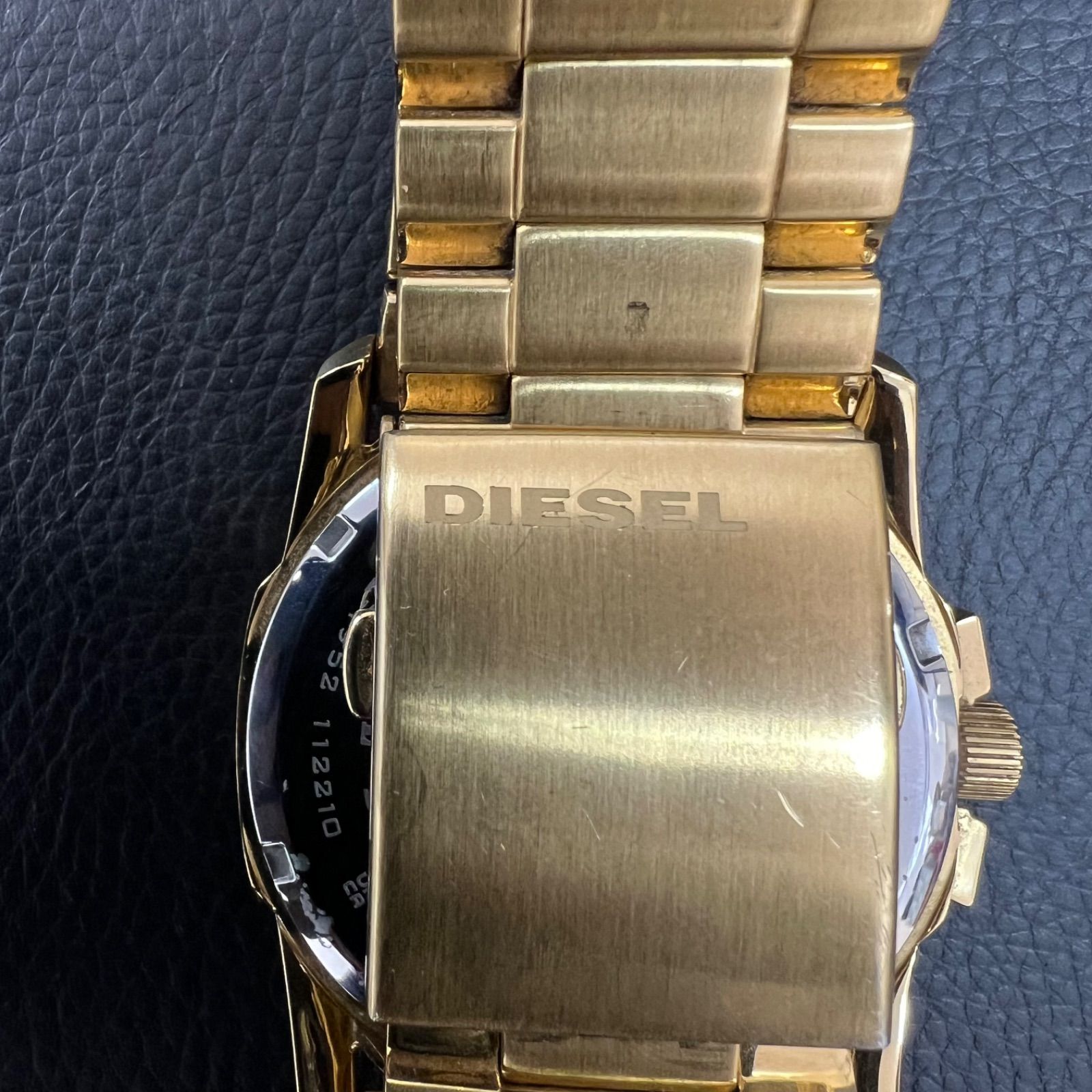 DIESEL ディーゼル 腕時計 DZ-1952 ゴールドカラー 10BAR メンズ 