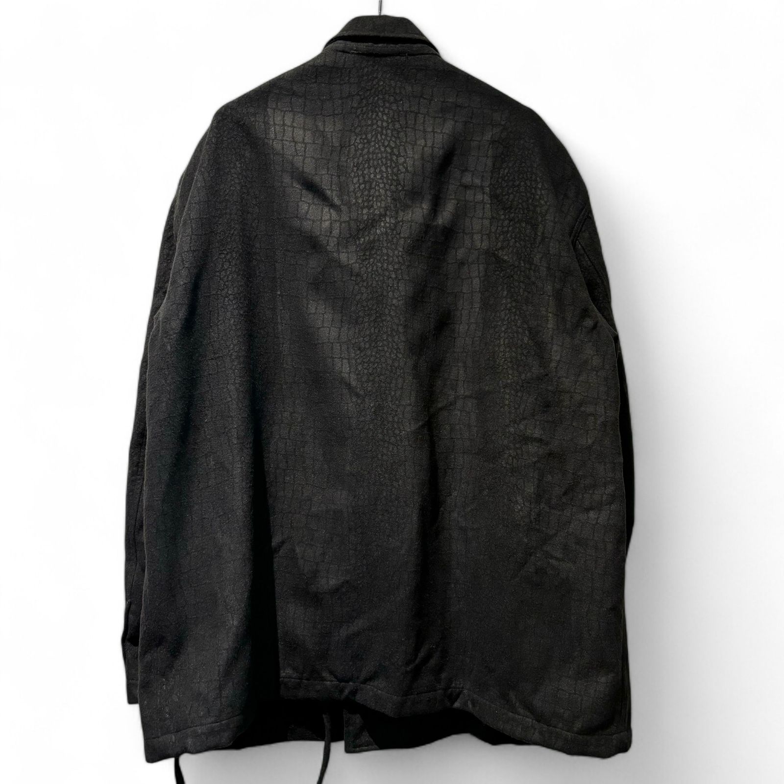 AiE (エーアイイー) EZ JACKET SNAKESKIN FLOCKING PRINT メンズ 