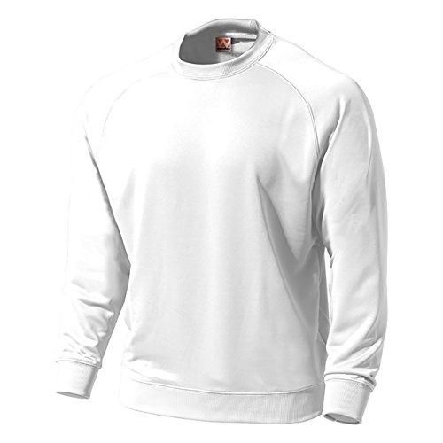 【新品・5営業日で発送】ウンドウ(Wundou) ドライスウェットラグランシャツ　Ｐ－３０００Ｊ　ホワイト（００）　サイズ：１１０