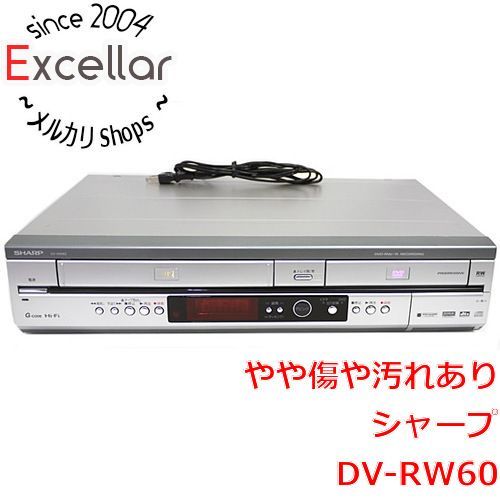 bn:5] SHARP ビデオ一体型DVDレコーダー DV-RW60 本体のみ - 家電・PC