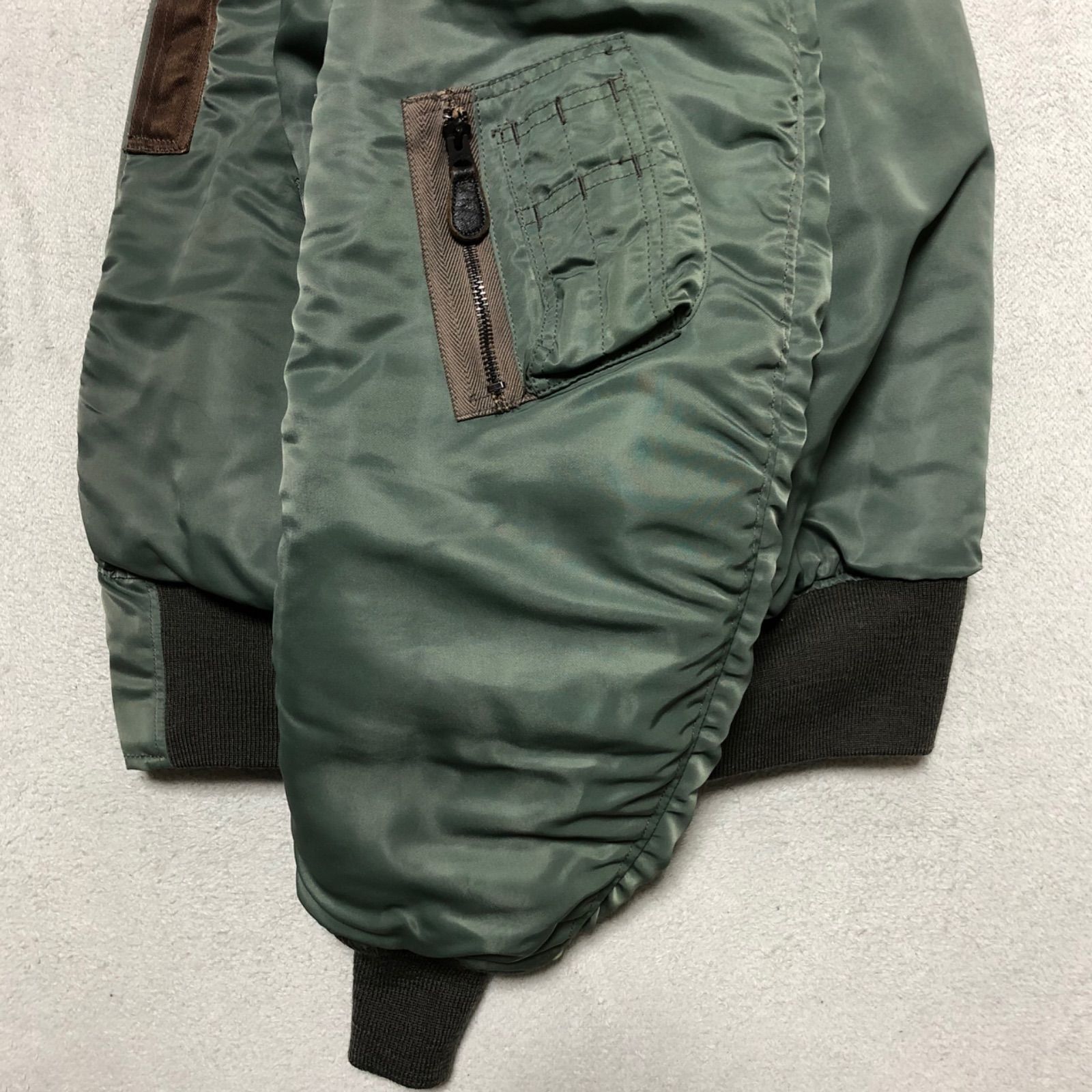 【美品】ザリアルマッコイズ　MA-1 Lサイズ　CONMAR社 2025年最新】Yahoo!オークション -リアルマッコイズ ma-1の中古