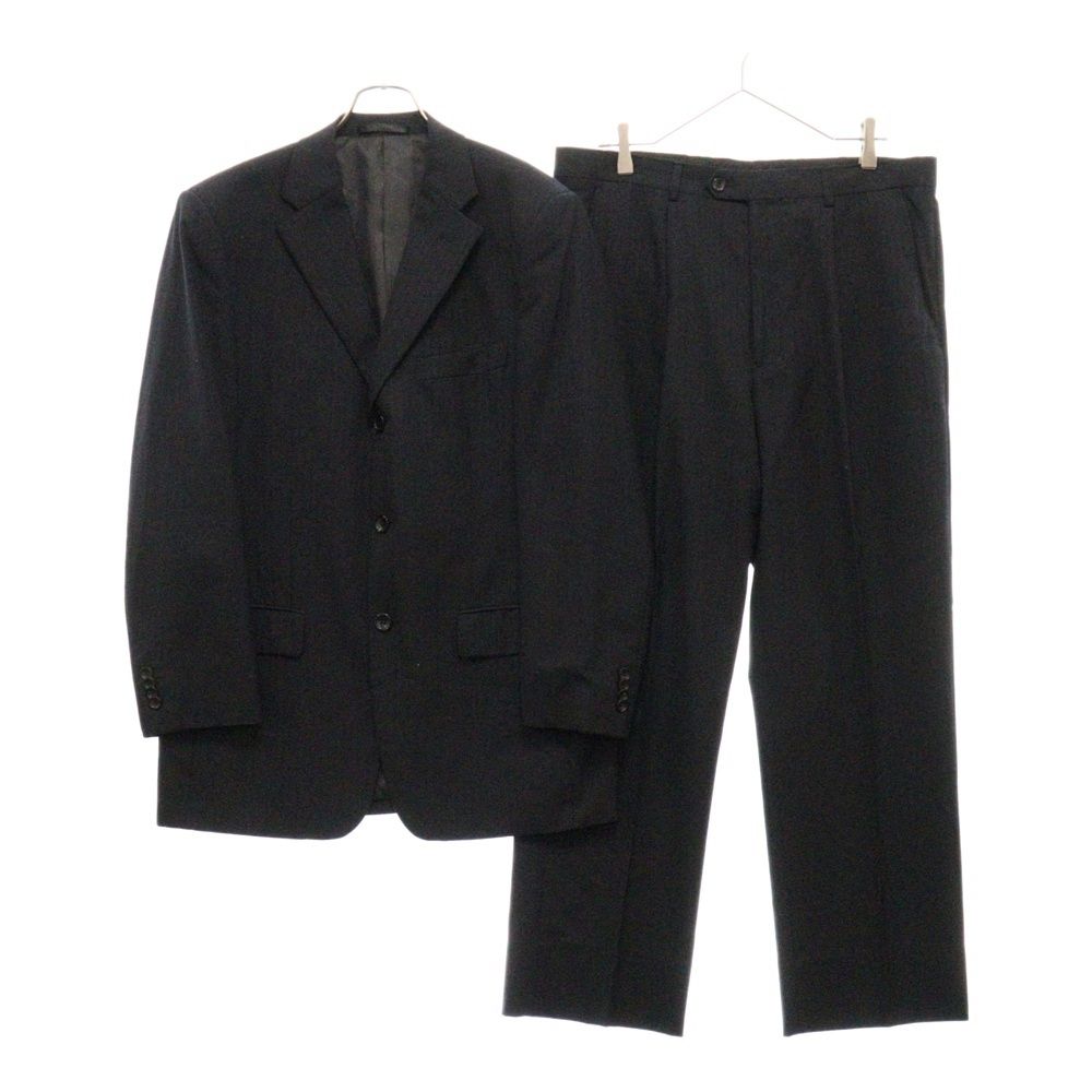 Giorgio Armani セットアップ ウール100% 3B 黒 GIORGIO ARMANI (ジョルジオアルマーニ) 3B ウール セットアップスーツ