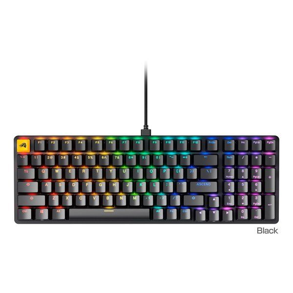 【新品･翌営業日出荷】Glorious PC Gaming Race グロリアス ピーシー ゲーミング レース Glorious GMMK 2 Full Size Prebuilt - Black GLO-GMMK2-96-FOX-B (2588630)