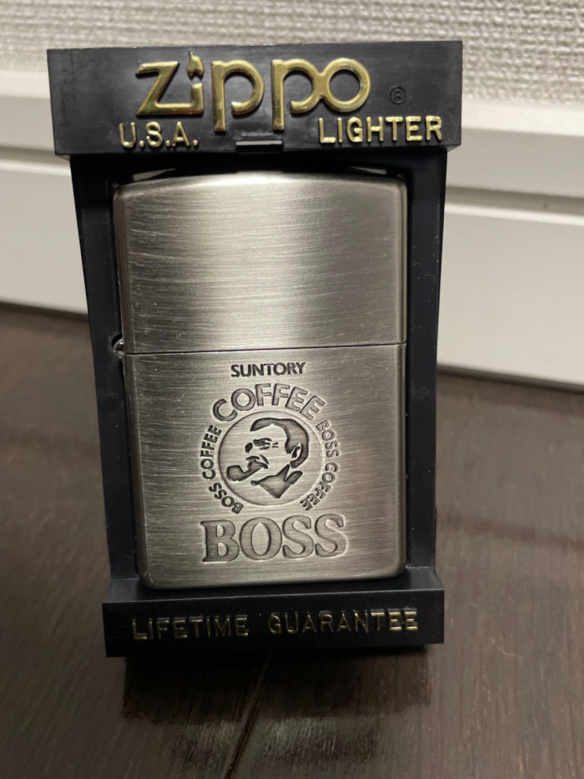 非売品】 未使用 ZIPPO サントリー BOSS 缶コーヒー ジッポー 非売品】 未使用 ZIPPO サントリー BOSS 缶コーヒー ジッポー