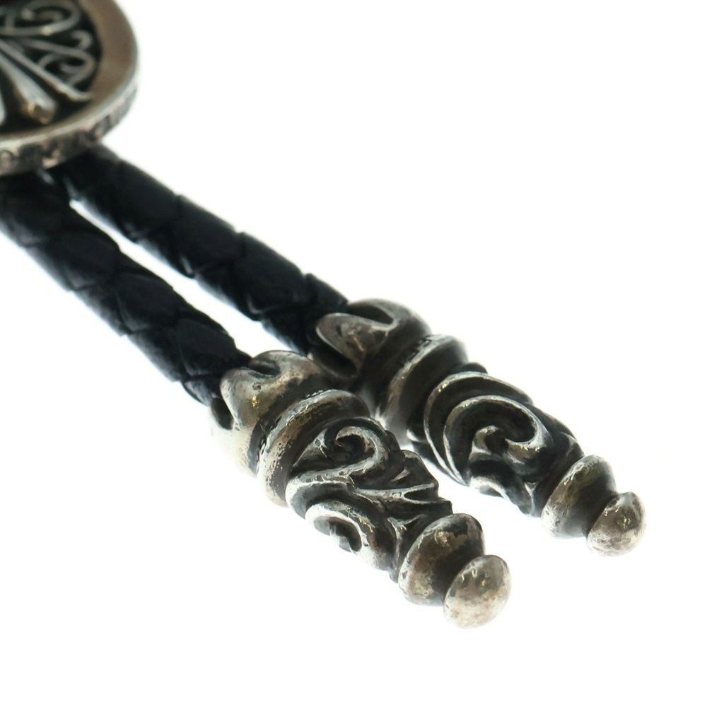  CHROME HEARTS クロムハーツ BOLOTIE タイニークラシックオーバルクロス ループタイ シルバー ブラック BCA 209 ネックレス アクセサリー