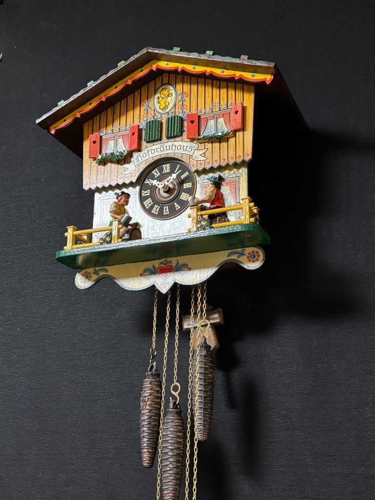 鳩時計 西ドイツ シュメッケンベッヒャー製ホフブロイハウス再生稼働品 ６ヶ月保証