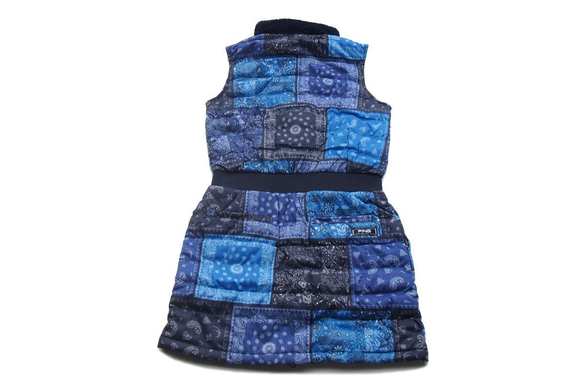 ｜ ｜ピン｜PING｜バリアンストレッチ バリアスバンダナパターン ワンピース｜ レディスゴルフウェア｜M