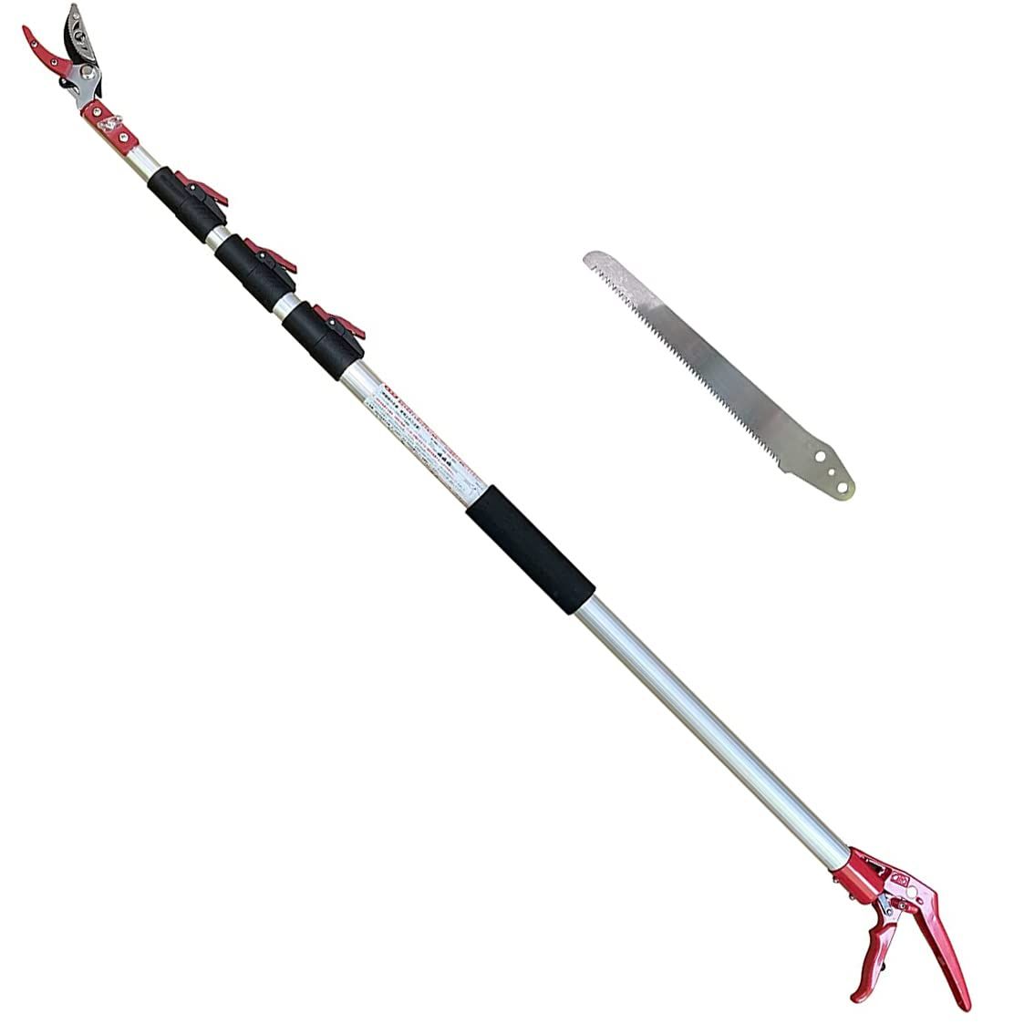 園芸用品 ハサミ 枝切 ガーデニング用品 庭園 剪定鋏 剪定鋏 はさみ 軽量鋏 はさみ 伸縮 高枝切り 剪定 女性用 枝きりばさみ 高枝切狭 高枝 軽い 高枝切りバサミ 大進 高枝切りはさみ |4段式伸縮タイプ 高枝切鋏 3.5m 収納に便利な伸縮式高枝切鋏