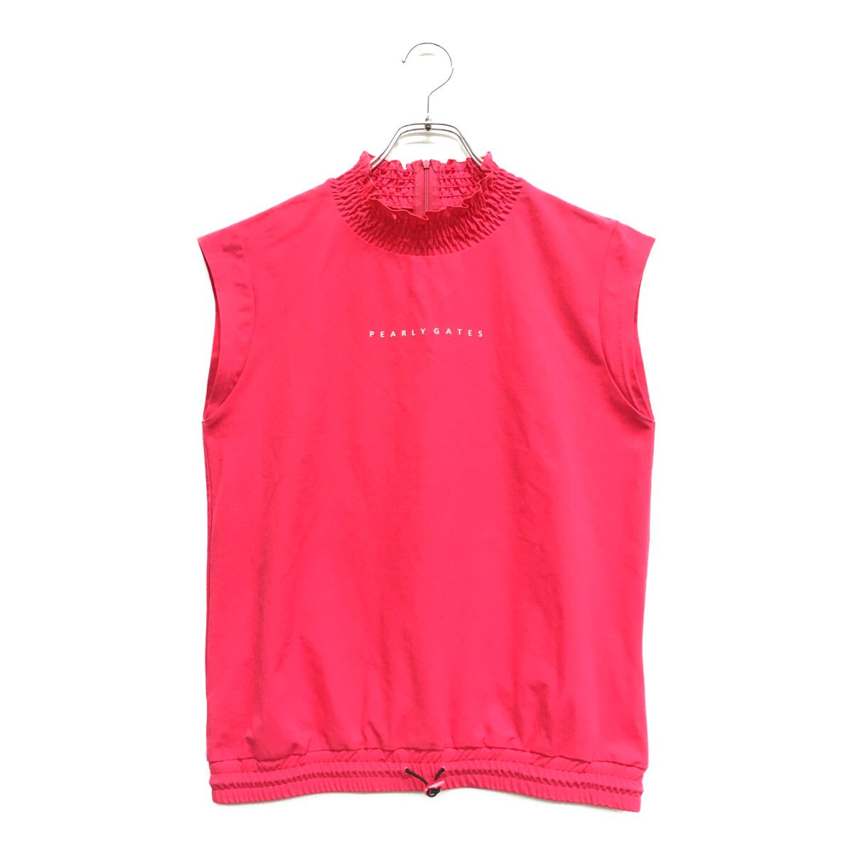 美品 PEARLY GATES レディース ノースリーブ 1(M) シャ－リング レディース パーリーゲイツ PEARLY GATES ノースリーブ 1(M) 濃ピンク