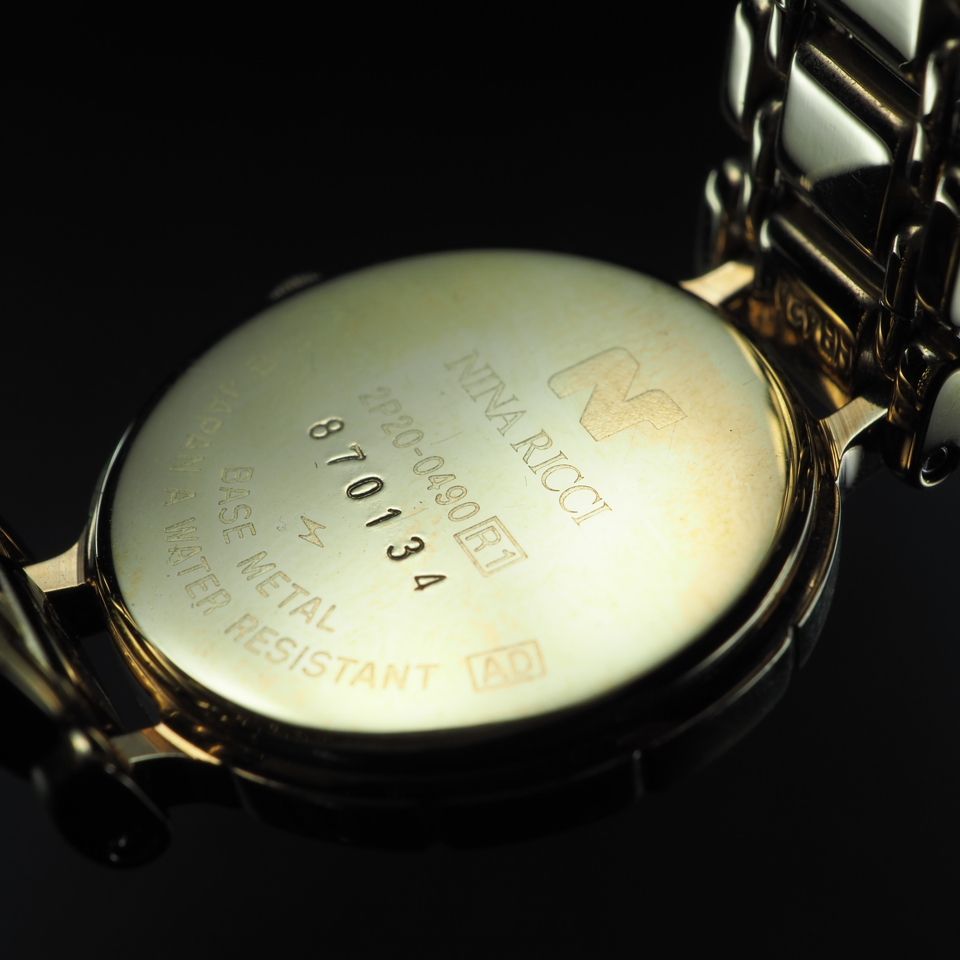 NINARICCI(ニナリッチ) 腕時計 2P20-0490 レディース 白 良品 ニナリッチ QZ 2P20-0490 白文字盤 レディース腕時計 TCY - メルカリ