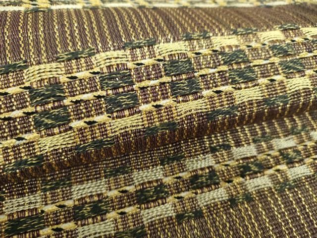 平和屋着物○ひなや工房 くむ・あむ・おる 伊豆蔵明彦 太鼓柄袋帯 横段