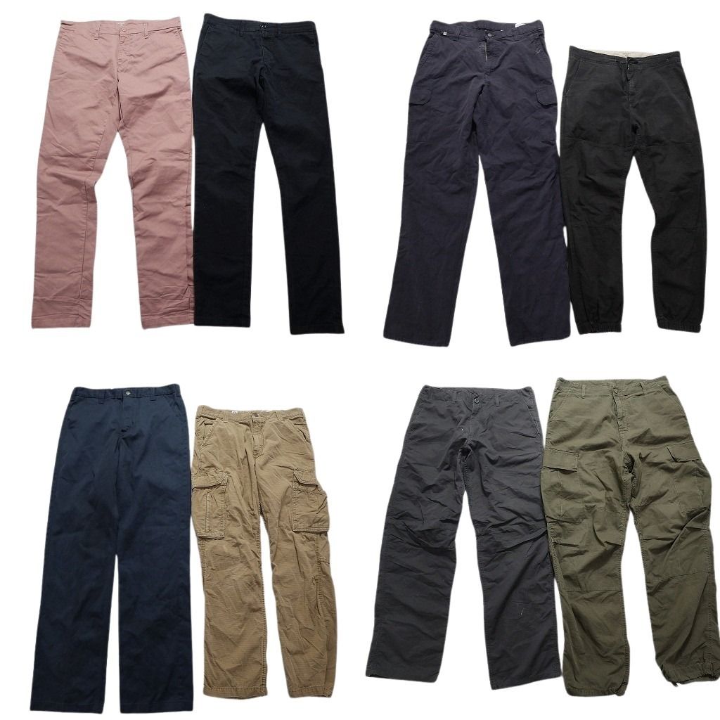 古着卸 カーハート Carhartt パンツ 8枚セット メンズ 33 |34 |35 ワークパンツ カーゴパンツ ダブルニー 古着 NA5388