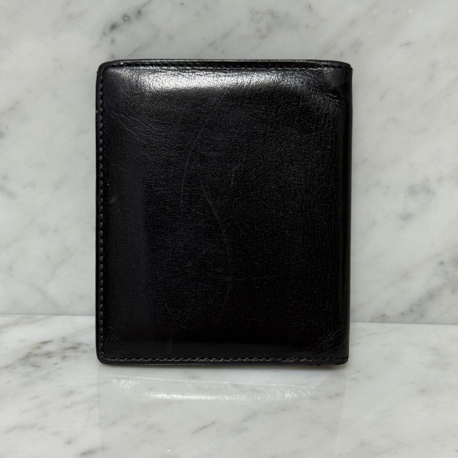 90s OLD COACH オールドコーチ 二つ折り財布 本革 レザー がま口 90s OLD COACH オールドコーチ 二つ折り財布 ブラック 黒 本革 レザー