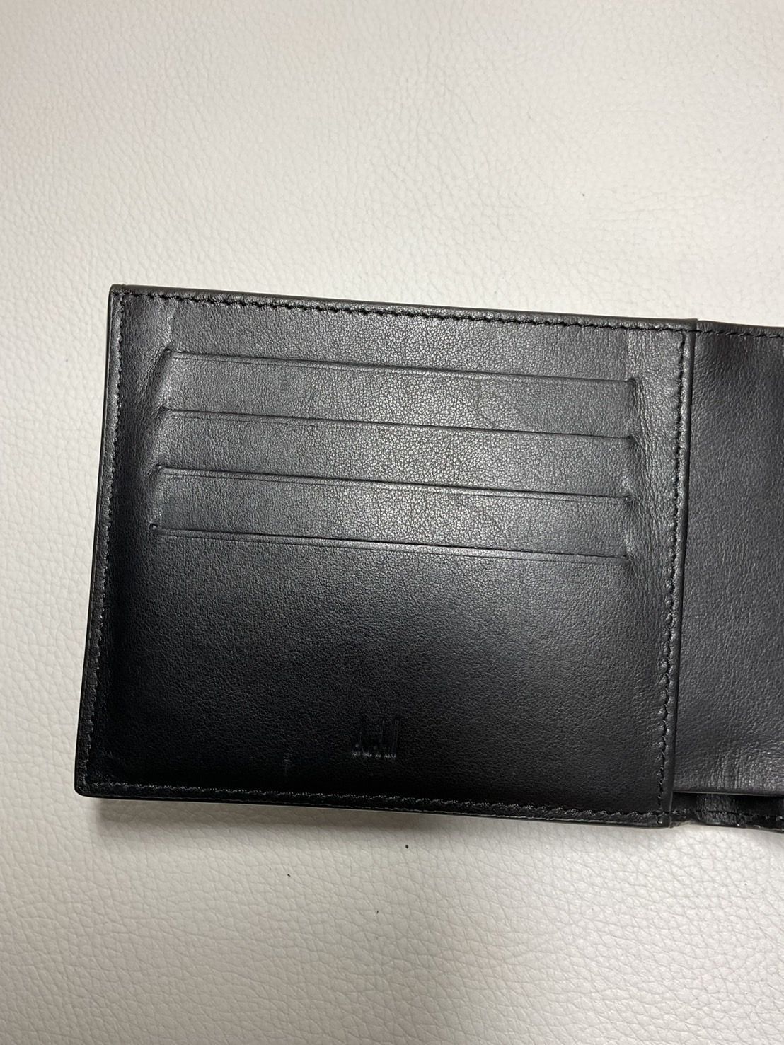 正規品 ダンヒル 男性用 折りたたみ さいふ 本革 メンズ定番ブランド ダンヒル dunhill 財布 メンズ 二つ折り財布 Avorities アボリティーズ レザー ブラック