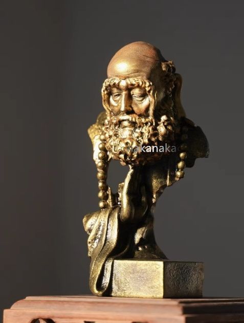 銅制 静思達磨仏像 創意 応接間 事務室風水 造景 装飾品 工芸品 置物 銅制 静思達磨仏像 創意 応接間 事務室風水 造景 装飾品 工芸品 置物
