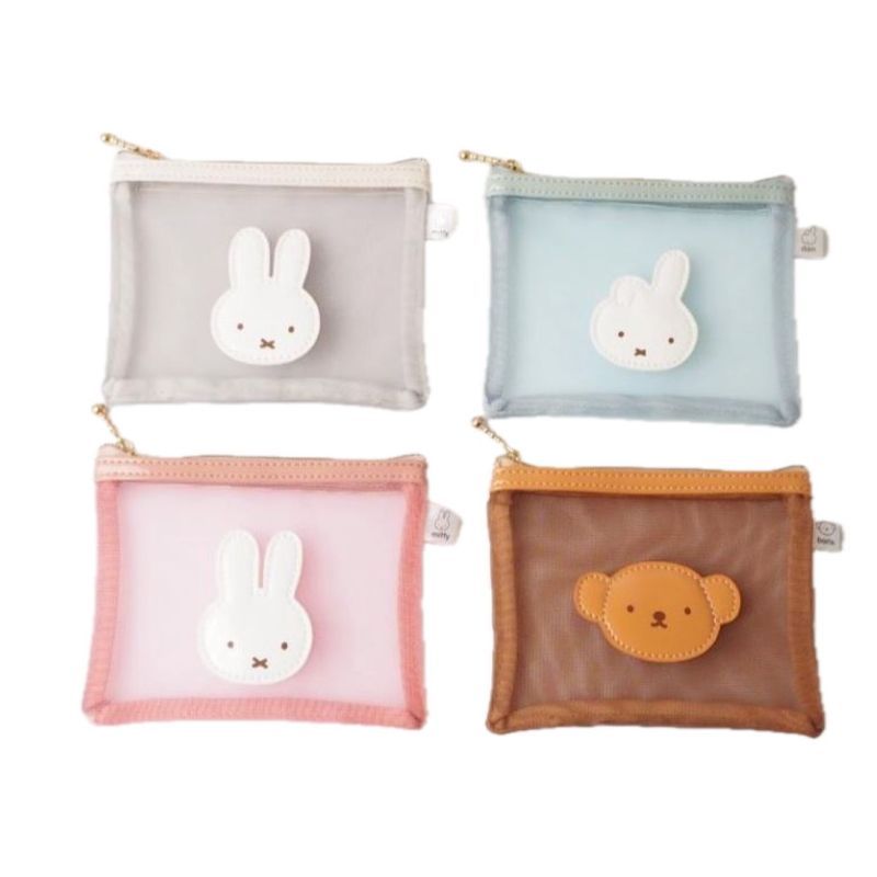 ミッフィー メッシュミニフラット ポーチ グッズ 大人 ポーチ