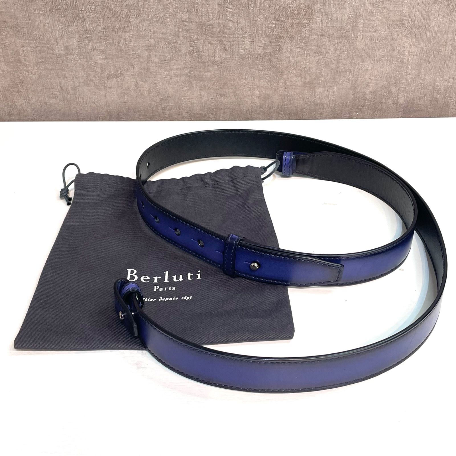 Berluti ベルルッティ ショルダーストラップ 美品 - メルカリ