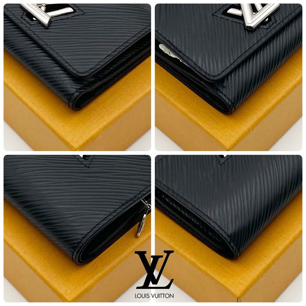 最高峰品】ルイヴィトン LOUIS VUITTON エピ ポルトフォイユ・ツイスト コンパクト ノワール M64414 ICチップ RFID 送料無料  送料込み - メルカリ