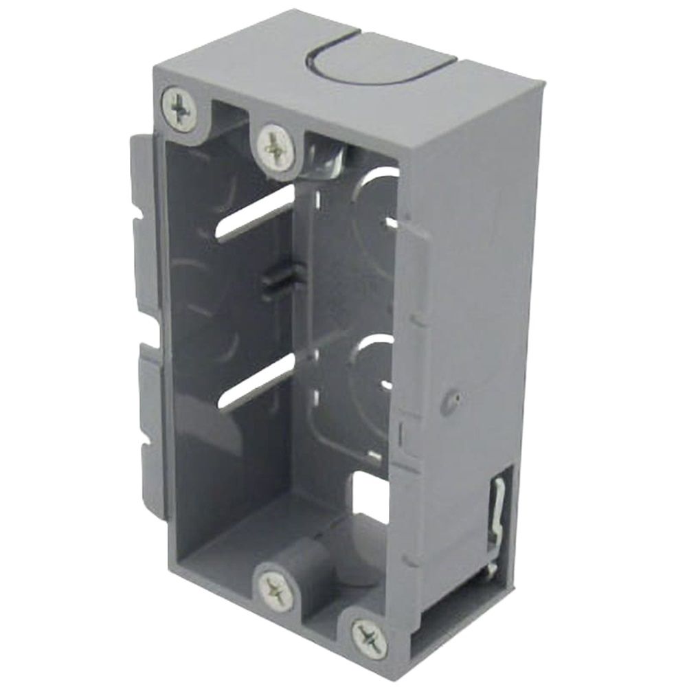 あと付はさみボックス １ケ用 グレー 40個入 SBP-40