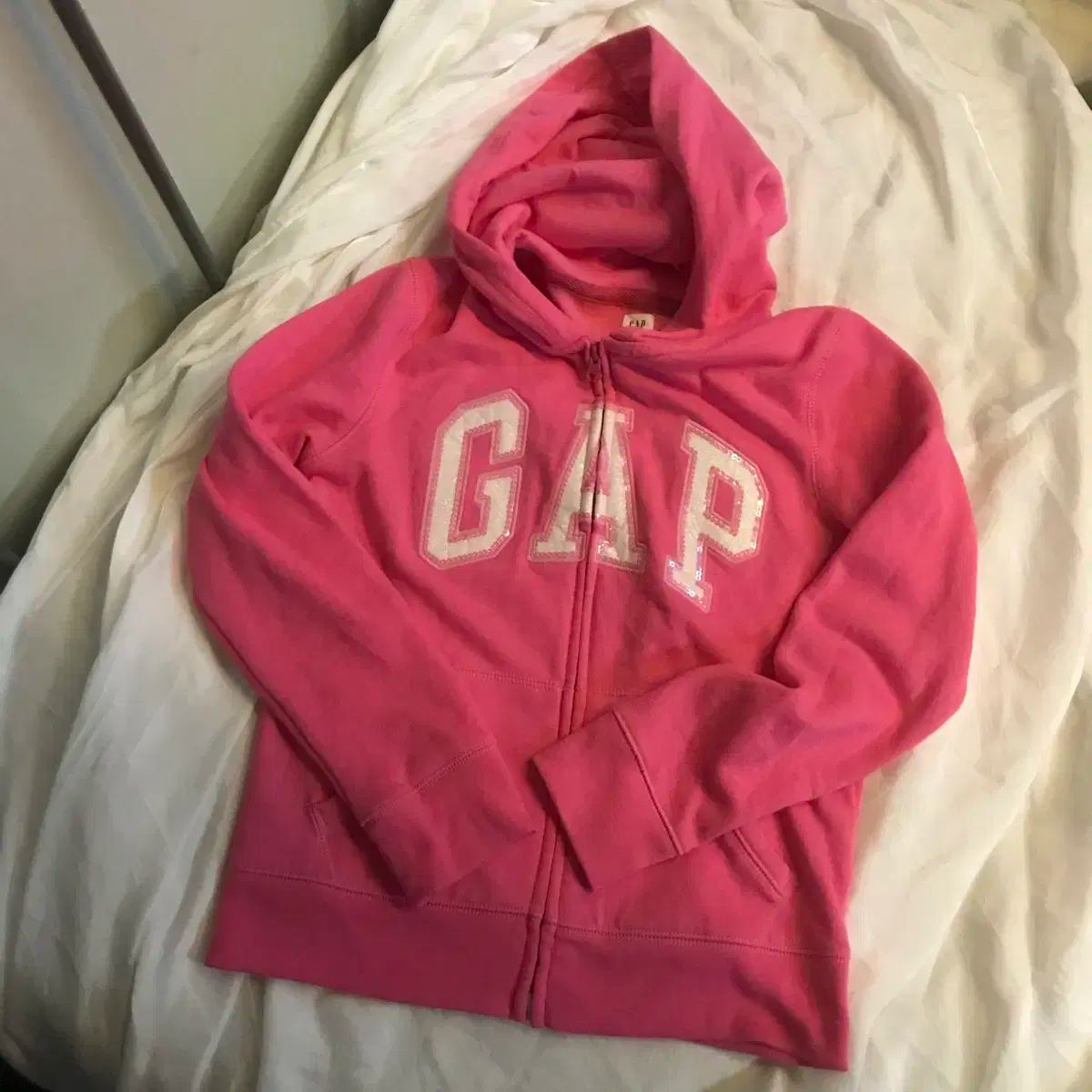 GAP GAP(ギャップ) 必須アイテム グリッター ピンク ジップ