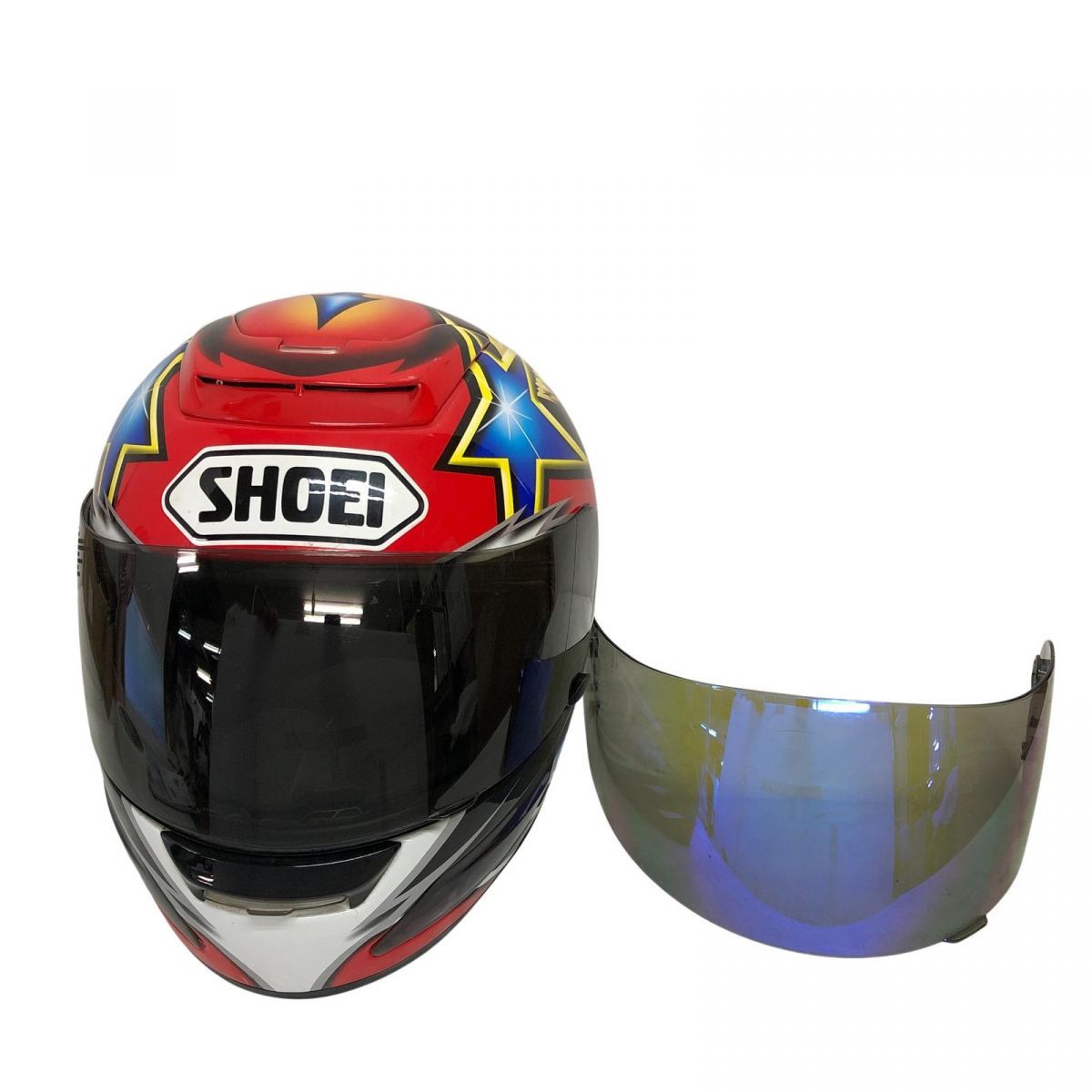 フルフェイスヘルメット SHOEI ショウエイ X8 SP III ノリックレプリカ XLサイズ 予備シールド付 BKK842813相