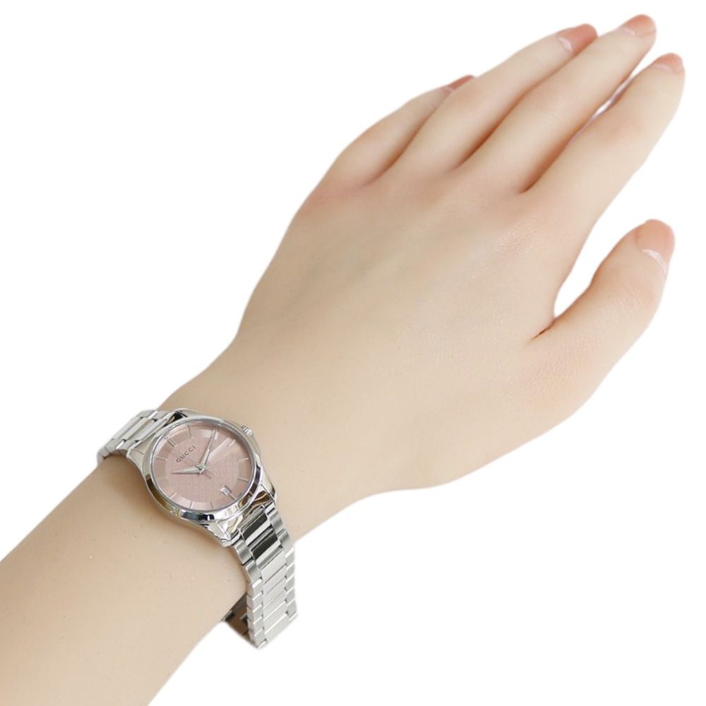 ☆良品 グッチ Gタイムレス 126.5 YA126524 レディース 【中古】 グッチ Gタイムレス 腕時計 時計 ステンレススチール 126.5/YA126524