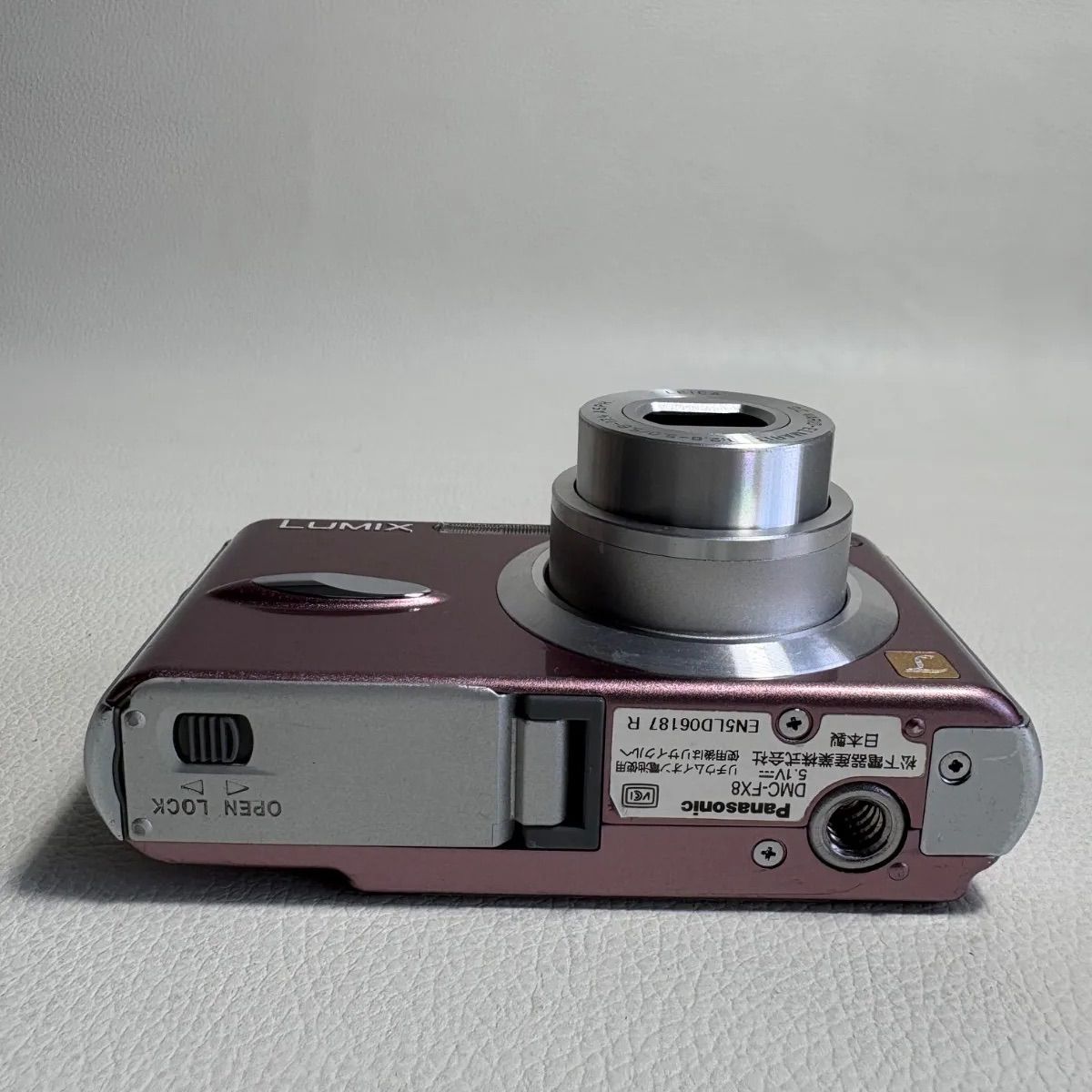 Panasonic LUMIX DMC-FX8 コンパクトデジタルカメラ ピンク【動作確認