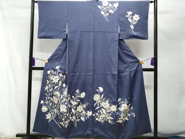 平和屋着物＊夏物 訪問着 絽 枝花文 正絹 逸品 CAAU9048gh
