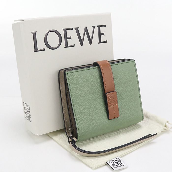 LOEWE ロエベ コンパクト ジップウォレット C660Z41X01 二折財布 カーフ レディース