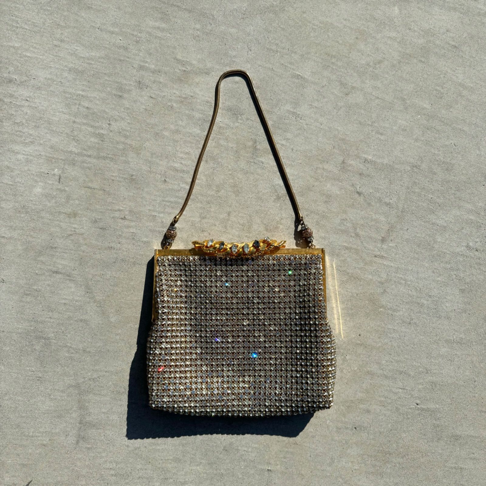 ?? ₹ʖˋ₹ʖˋ?? 昭和レトロ Vintage 西ドイツ製 キラキラバッグ 