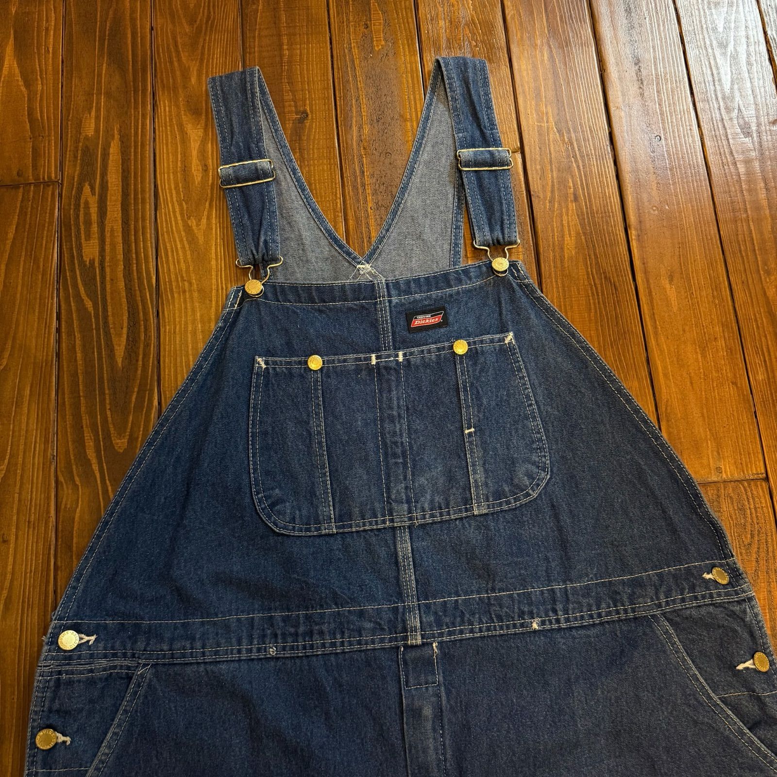 ディッキーズ デニムオーバーオール