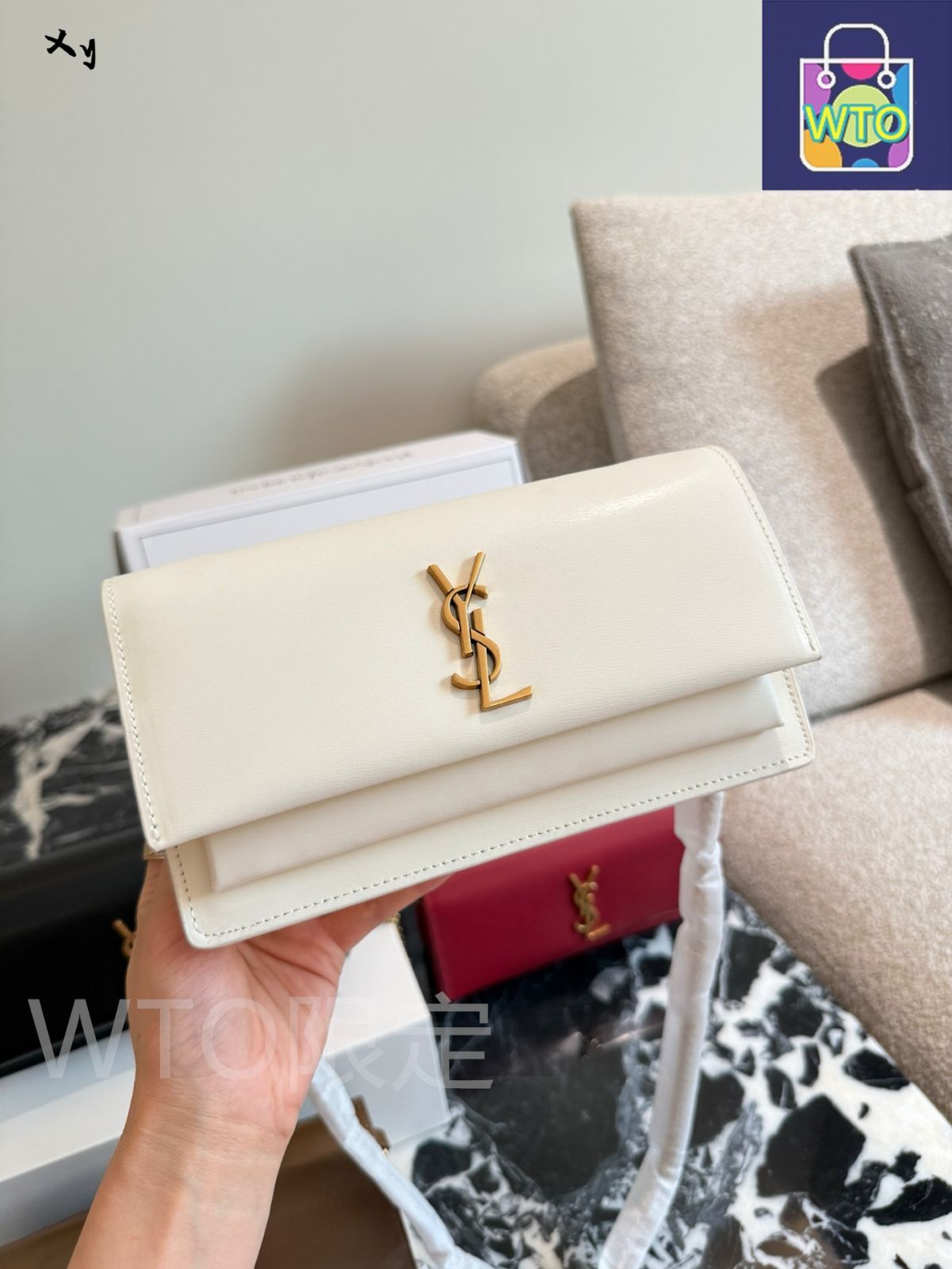 【関税・送料無料】The Attico サンセットハンドバッグ 今日特価】YSL イーエスエル、サンセットV、高級でおしゃれ-WTO