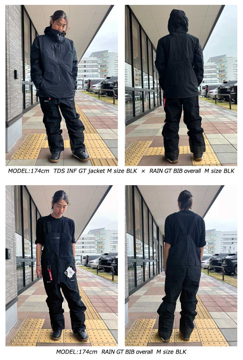 23-24 VOLCOM/ボルコム RAIN GORE-TEX BIB overall メンズ