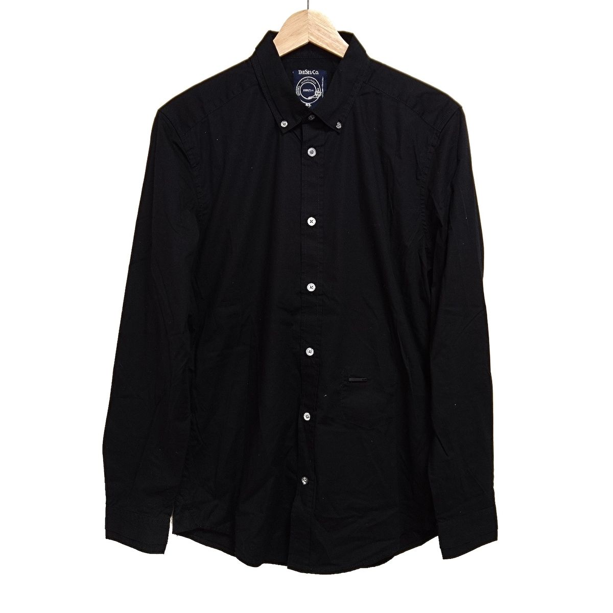 6,150円ディーゼルサテンシャツ黒　サイズS